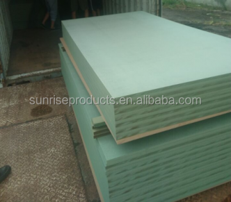 E1 Grade Green Core Waterproof Mdf Board